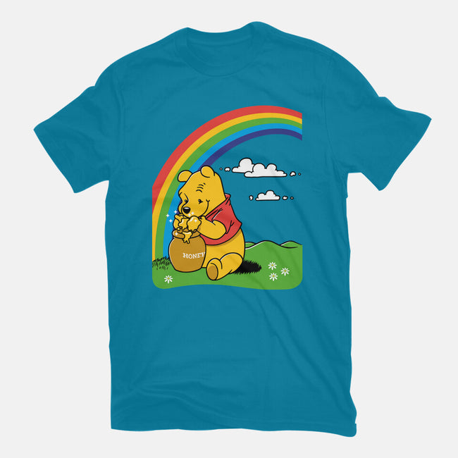 Gold At The End Of The Rainbow-Womens-Fitted-Tee-imisko