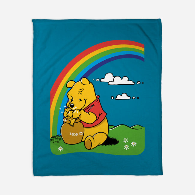 Gold At The End Of The Rainbow-None-Fleece-Blanket-imisko