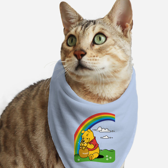 Gold At The End Of The Rainbow-Cat-Bandana-Pet Collar-imisko