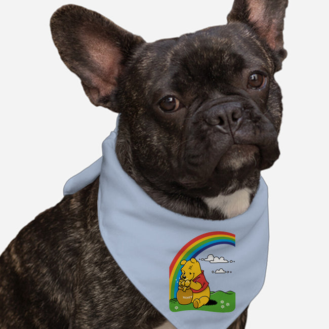 Gold At The End Of The Rainbow-Dog-Bandana-Pet Collar-imisko