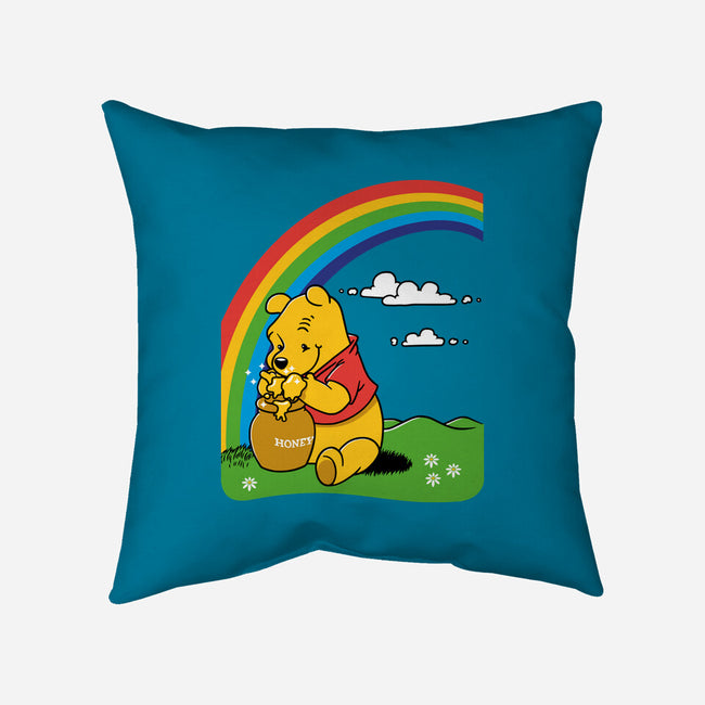 Gold At The End Of The Rainbow-None-Non-Removable Cover w Insert-Throw Pillow-imisko