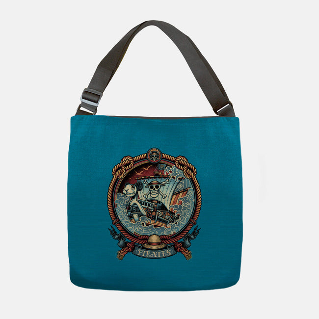 It's All About The Pirate Life-None-Adjustable Tote-Bag-glitchygorilla