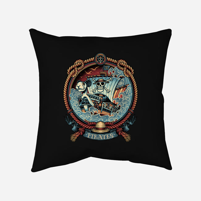 It's All About The Pirate Life-None-Non-Removable Cover w Insert-Throw Pillow-glitchygorilla