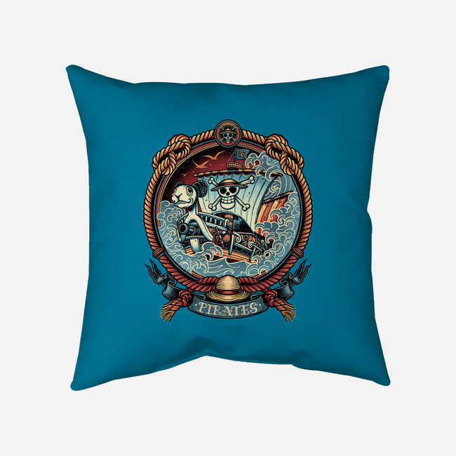 It's All About The Pirate Life-None-Non-Removable Cover w Insert-Throw Pillow-glitchygorilla