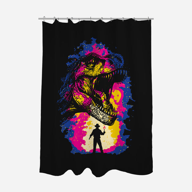 Isla Nublar-None-Polyester-Shower Curtain-dalethesk8er