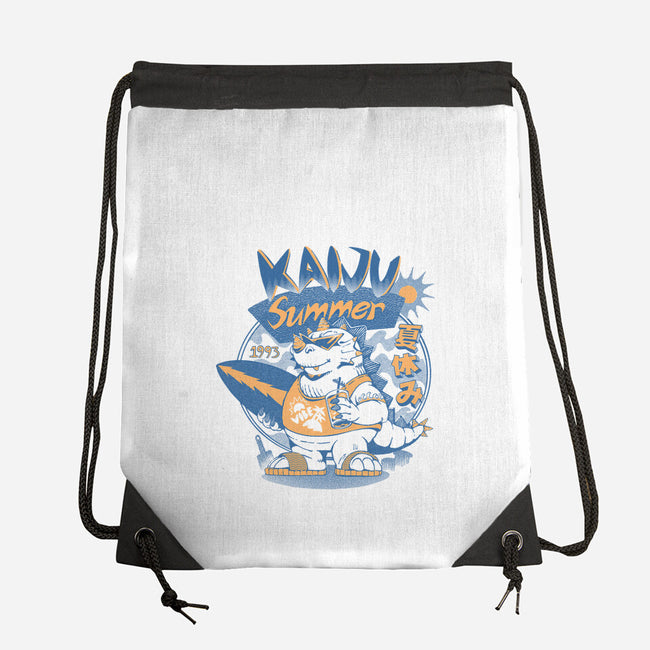 Kaiju Summer Vibes-None-Drawstring-Bag-ilustrata