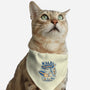 Kaiju Summer Vibes-Cat-Adjustable-Pet Collar-ilustrata