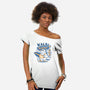 Kaiju Summer Vibes-Womens-Off Shoulder-Tee-ilustrata