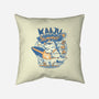 Kaiju Summer Vibes-None-Non-Removable Cover w Insert-Throw Pillow-ilustrata