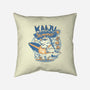 Kaiju Summer Vibes-None-Removable Cover-Throw Pillow-ilustrata