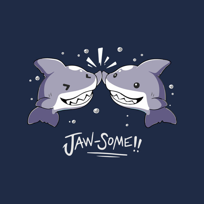 Shark Jaw-some-Unisex-Basic-Tee-FunNkey