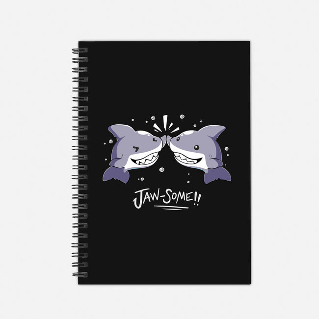 Shark Jaw-some-None-Dot Grid-Notebook-FunNkey