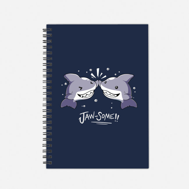 Shark Jaw-some-None-Dot Grid-Notebook-FunNkey