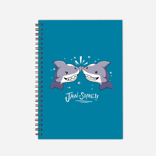 Shark Jaw-some-None-Dot Grid-Notebook-FunNkey