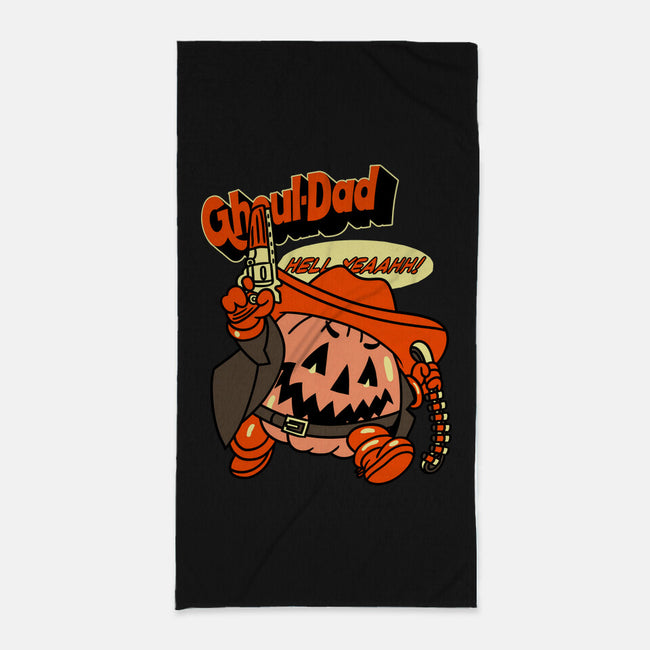 Ghoul Dad-None-Beach-Towel-naomori