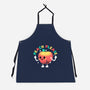 Peach Please-Unisex-Kitchen-Apron-NemiMakeit