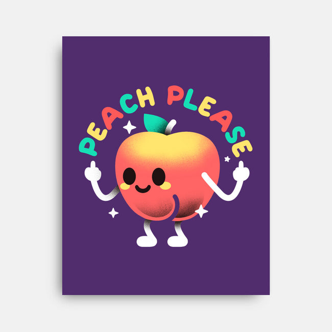 Peach Please-None-Stretched-Canvas-NemiMakeit