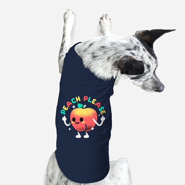 Peach Please-Dog-Basic-Pet Tank-NemiMakeit