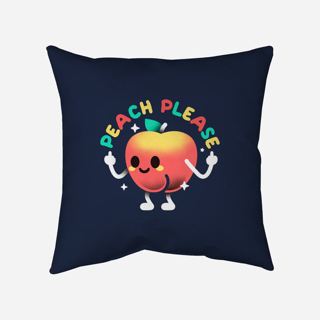 Peach Please-None-Removable Cover w Insert-Throw Pillow-NemiMakeit