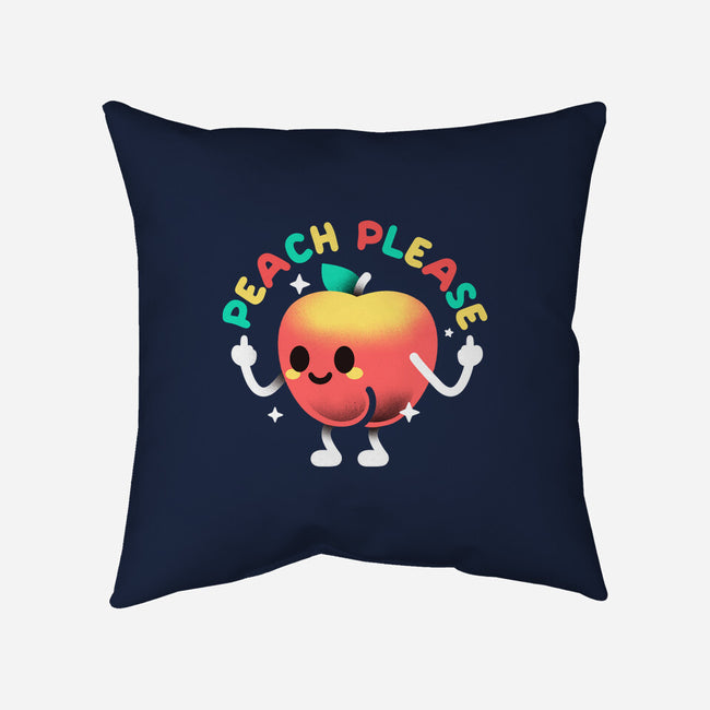 Peach Please-None-Removable Cover-Throw Pillow-NemiMakeit