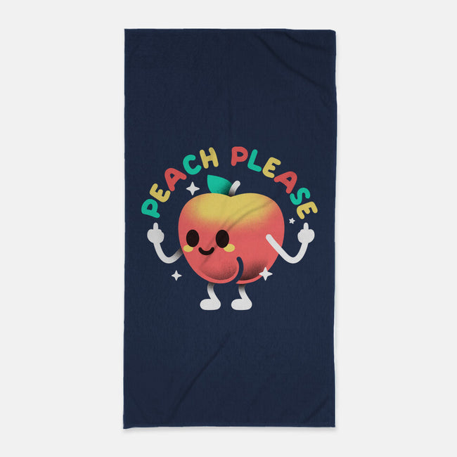 Peach Please-None-Beach-Towel-NemiMakeit
