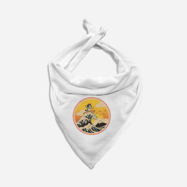 The Great Heeler Off Kanagawa-Cat-Bandana-Pet Collar-retrodivision