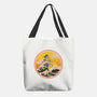 The Great Heeler Off Kanagawa-None-Basic Tote-Bag-retrodivision