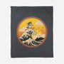 The Great Heeler Off Kanagawa-None-Fleece-Blanket-retrodivision