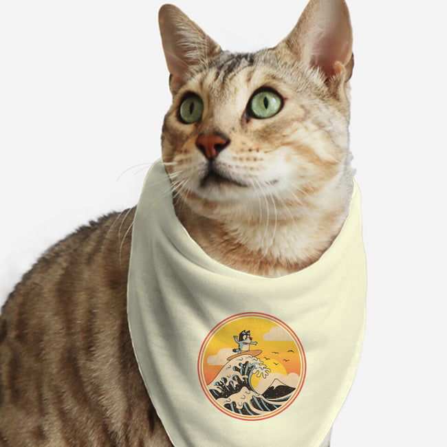 The Great Heeler Off Kanagawa-Cat-Bandana-Pet Collar-retrodivision