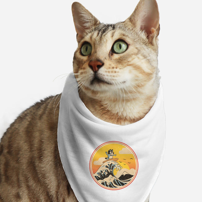 The Great Heeler Off Kanagawa-Cat-Bandana-Pet Collar-retrodivision