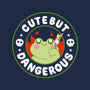 Cute But Dangerous Toad-Womens-Fitted-Tee-Tri haryadi