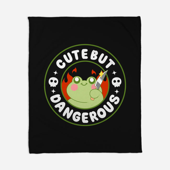 Cute But Dangerous Toad-None-Fleece-Blanket-Tri haryadi