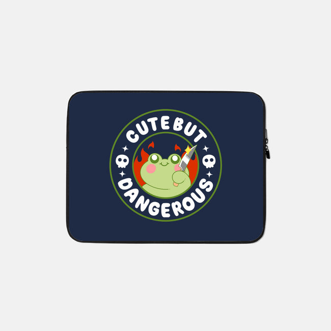 Cute But Dangerous Toad-None-Zippered-Laptop Sleeve-Tri haryadi