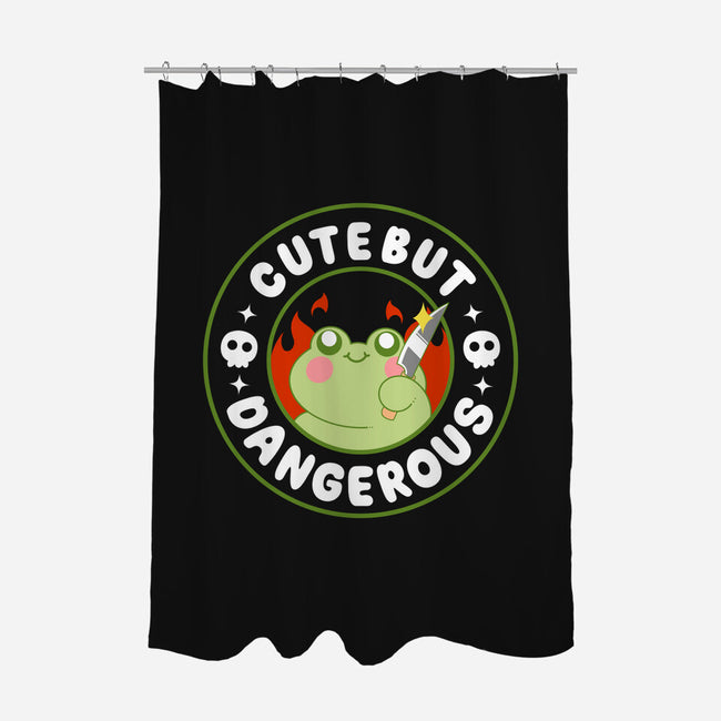 Cute But Dangerous Toad-None-Polyester-Shower Curtain-Tri haryadi