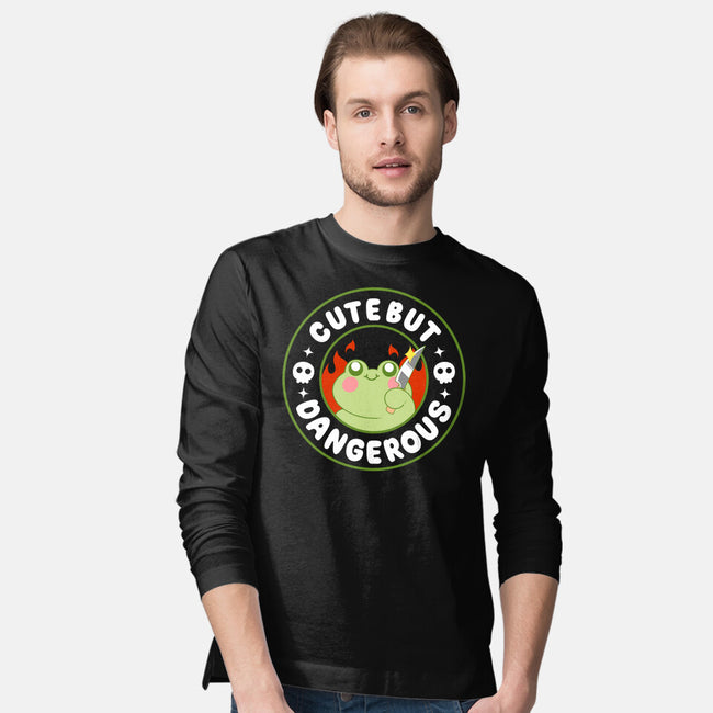 Cute But Dangerous Toad-Mens-Long Sleeved-Tee-Tri haryadi