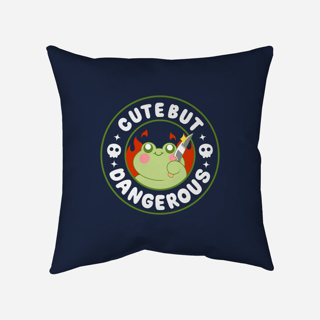 Cute But Dangerous Toad-None-Non-Removable Cover w Insert-Throw Pillow-Tri haryadi