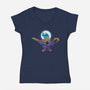 Let The Magic Shines-Womens-V-Neck-Tee-dandingeroz