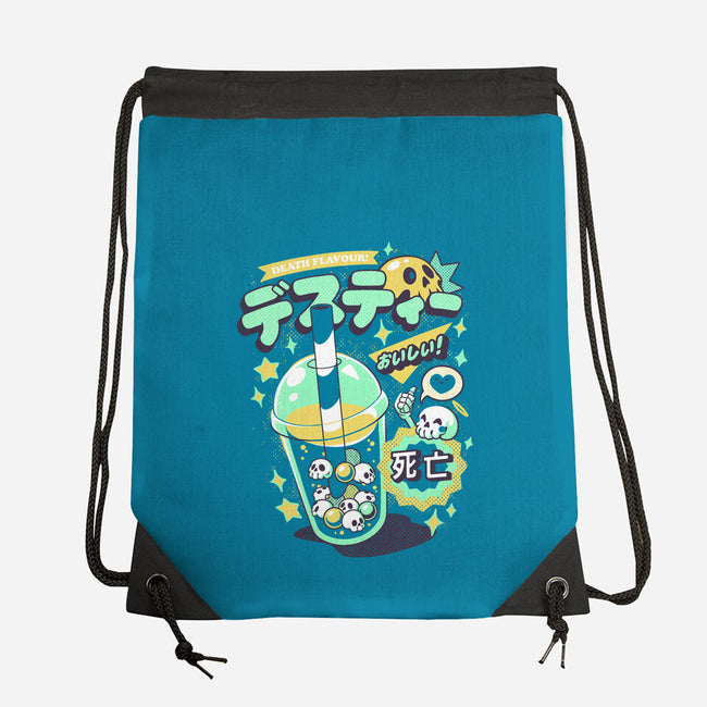 Death Tea Boba-None-Drawstring-Bag-ilustrata