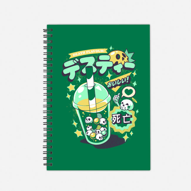 Death Tea Boba-None-Dot Grid-Notebook-ilustrata