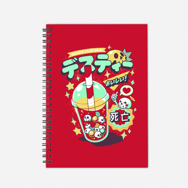 Death Tea Boba-None-Dot Grid-Notebook-ilustrata