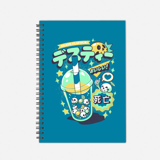 Death Tea Boba-None-Dot Grid-Notebook-ilustrata