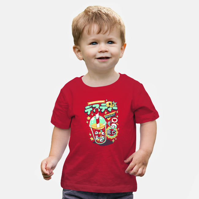 Death Tea Boba-Baby-Basic-Tee-ilustrata