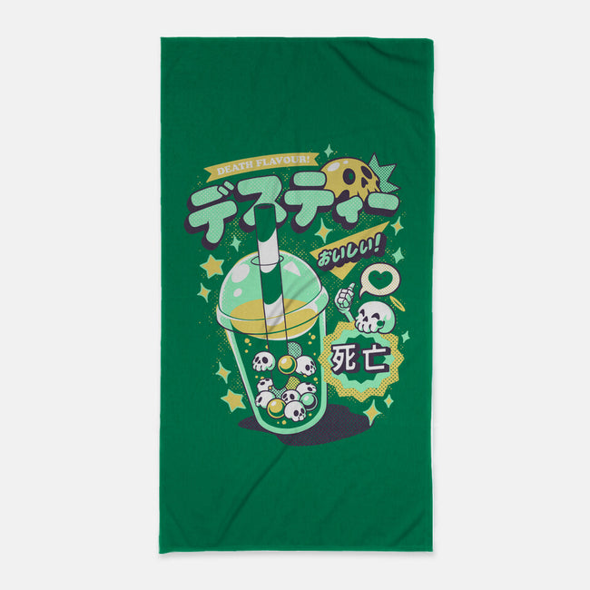 Death Tea Boba-None-Beach-Towel-ilustrata