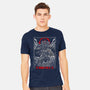The Quest Of Skull Knight-Mens-Heavyweight-Tee-Knegosfield