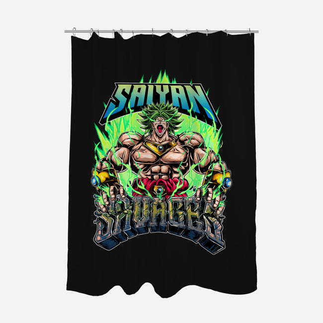 Sayan Savages-None-Polyester-Shower Curtain-Knegosfield