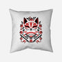 Kitsune Floral Symmetry-None-Non-Removable Cover w Insert-Throw Pillow-NemiMakeit