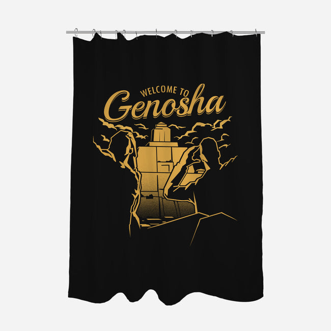 Welcome To Genosha-None-Polyester-Shower Curtain-estudiofitas