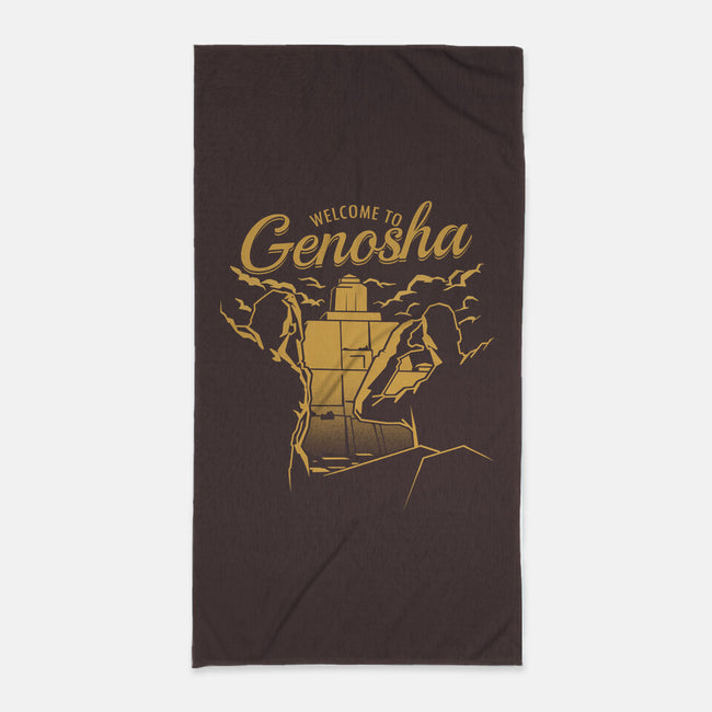 Welcome To Genosha-None-Beach-Towel-estudiofitas