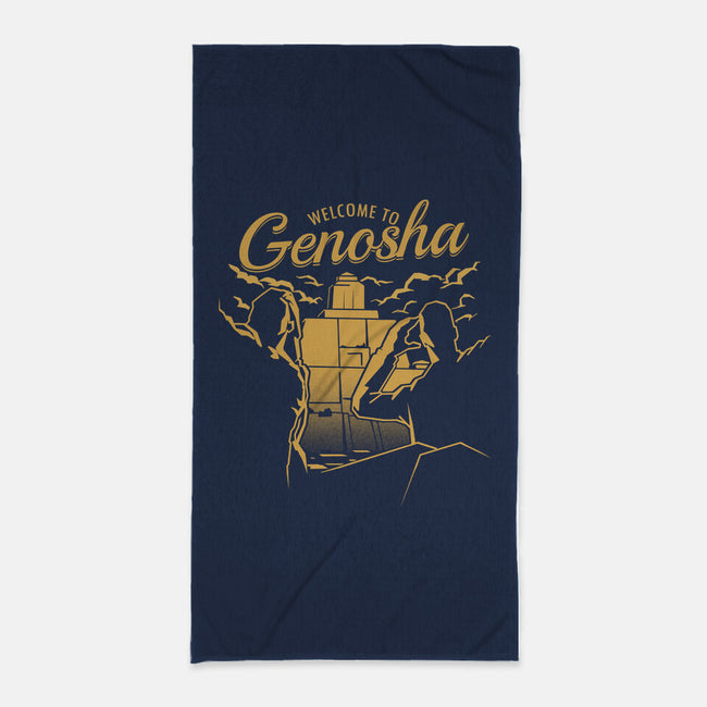 Welcome To Genosha-None-Beach-Towel-estudiofitas