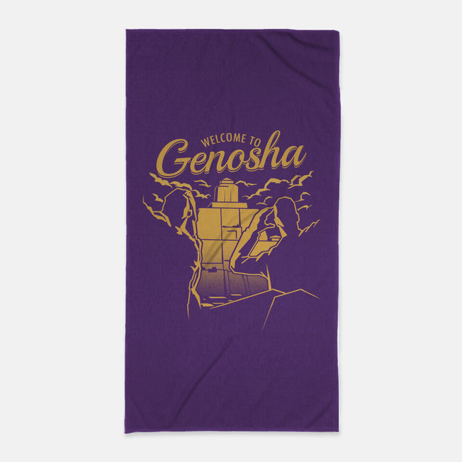 Welcome To Genosha-None-Beach-Towel-estudiofitas